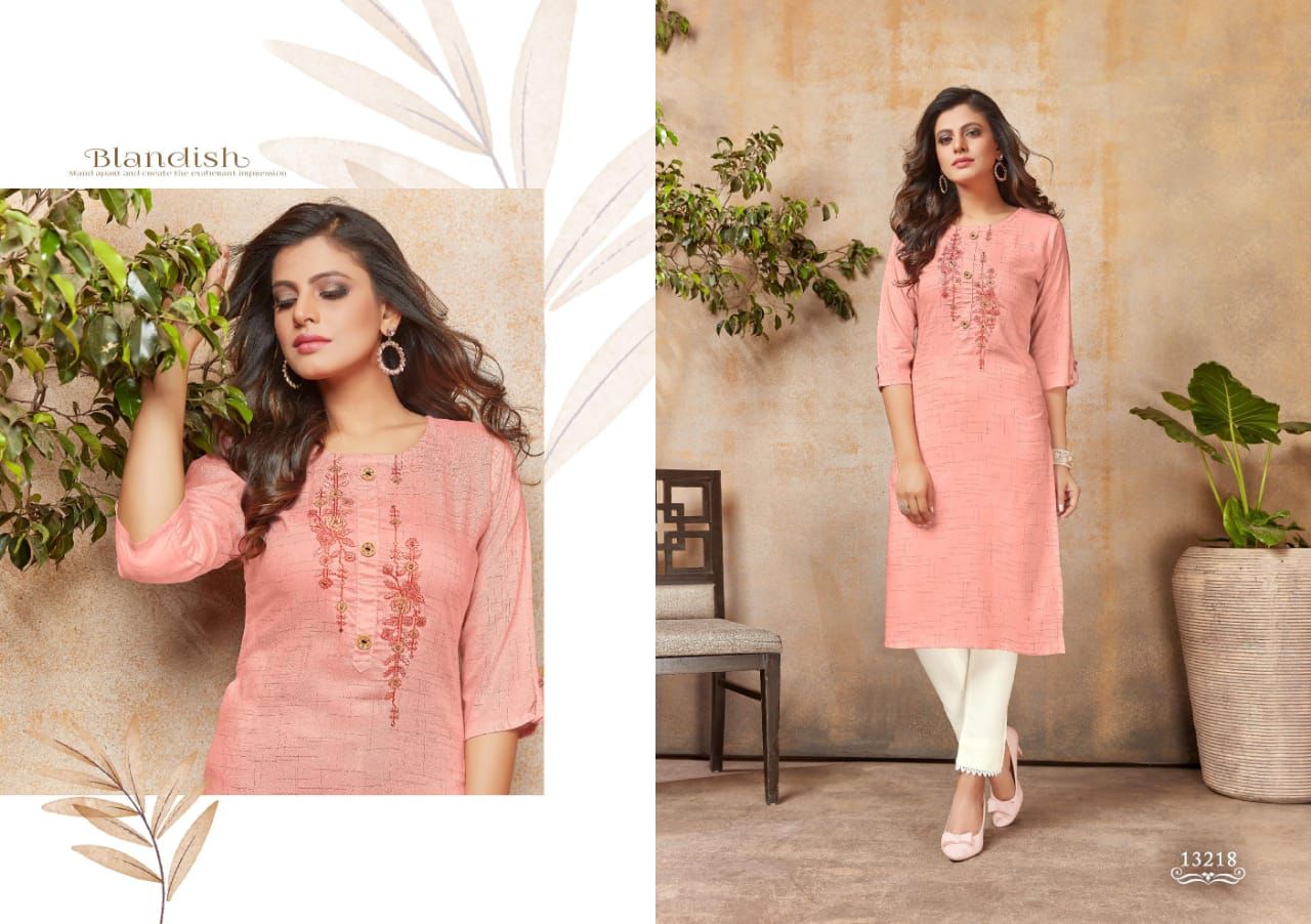 Kalaroop Jersey Rayon Designer Latest Fancy Wear Kurti Collection